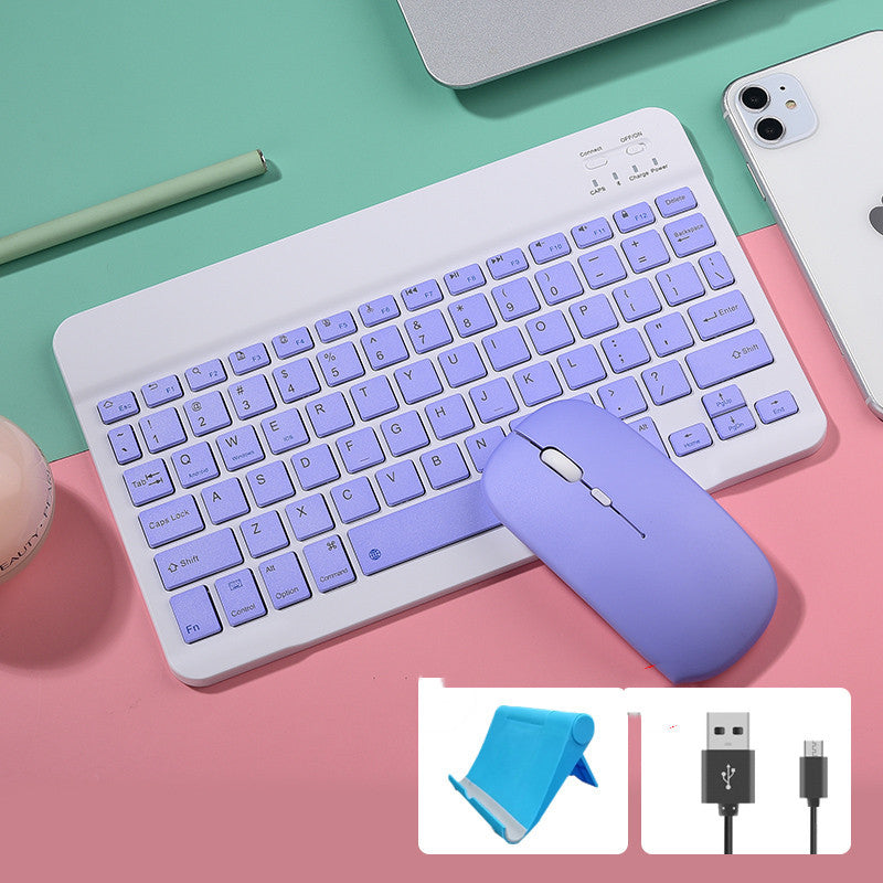 Can Be Connected To Mobile Phone Portable Mouse Set Mini Keyboard