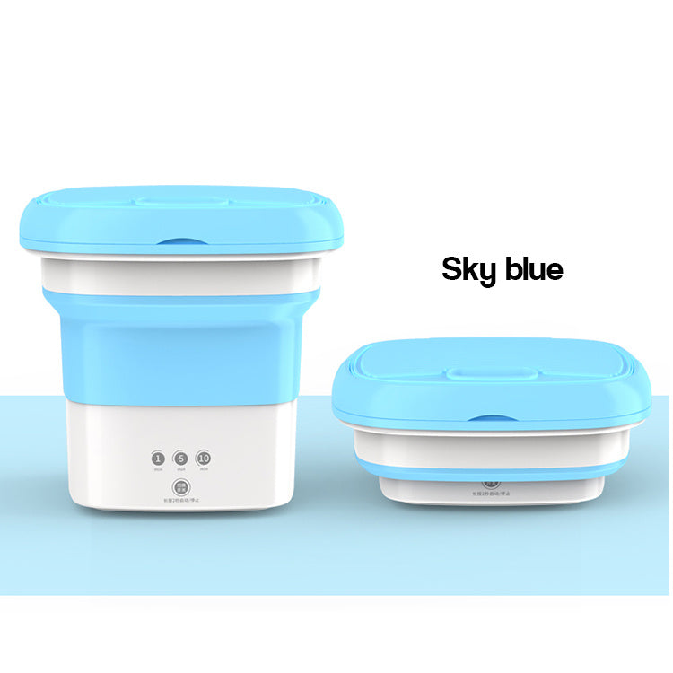 Mini Dehydration Integrated Folding Washing Machine