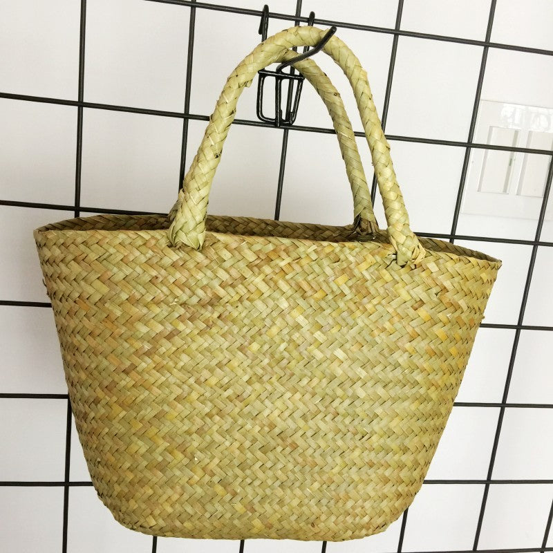 Natural Seaweed Handmade Woven Bag JFA UNIjuntos Entreprise