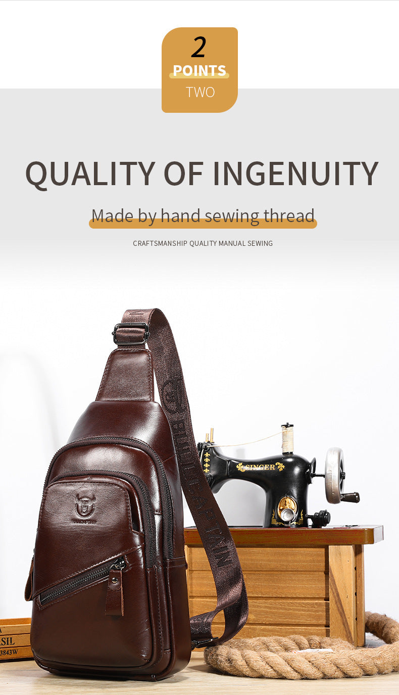 Bull Captain-bandoulière en cuir véritable de grande capacité de grande qualité pour hommes JFA UNIjuntos Entreprise