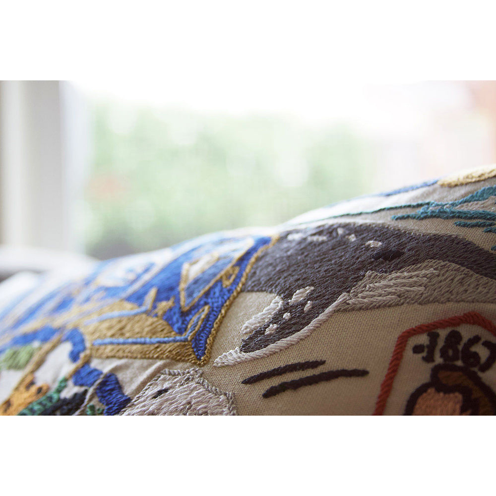 Alaska Hand-Embroidered Pillow-3