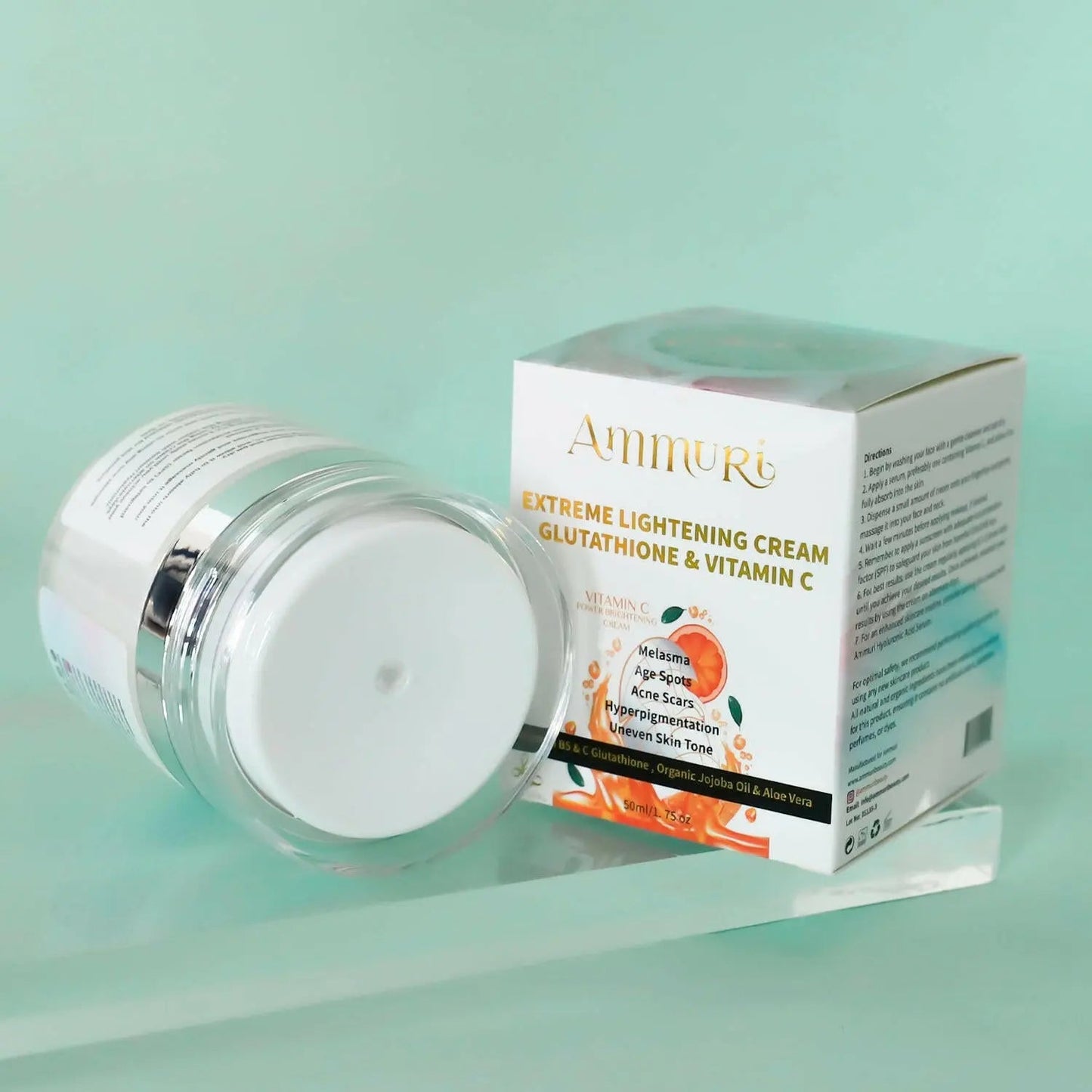 Ammuri Extreme Lightening Cream: Glutathione Skin Brightening Cream-1