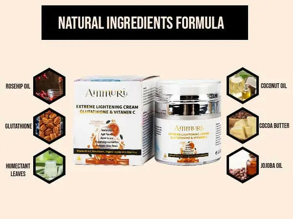 Ammuri Extreme Lightening Cream: Glutathione Skin Brightening Cream-3