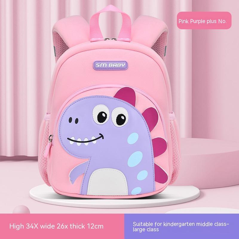 Men's And Women's Cute Fashion Dinosaur Neoprene Backpack