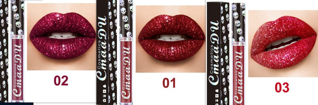 Métal brillant à lèvres