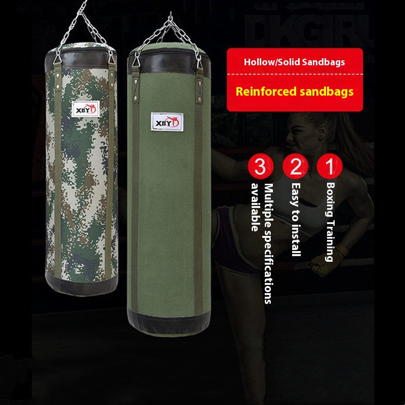 Canvas Hanging Boxing Sandbag Training Equipment