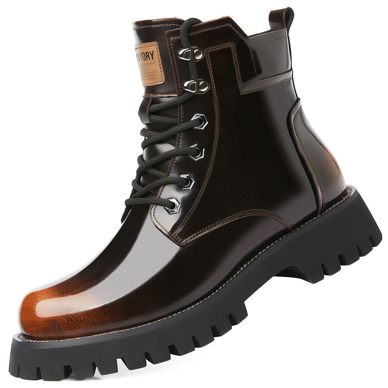 Fall Winter Martin Boots Men's Platform Mid-top Store Hive UNIjuntos