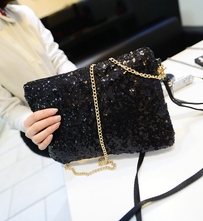 Fashion Sequin Chain Bag Shoulder