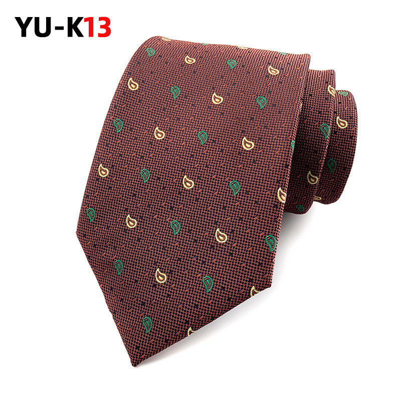 Vintage Brown Tie Men's Fashion Tailored Suit Tie