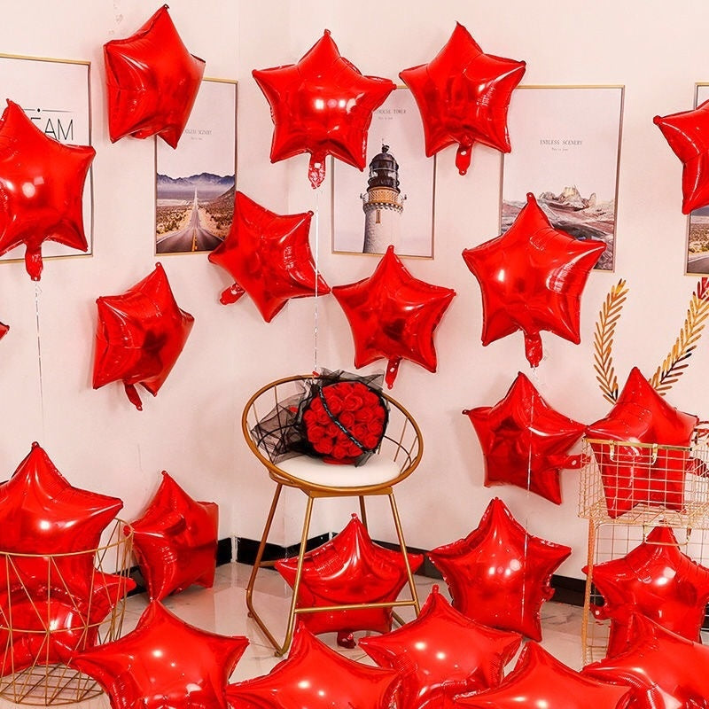 Heart-shaped Aluminum Balloon 520 Wedding Room Decoration Birthday Party