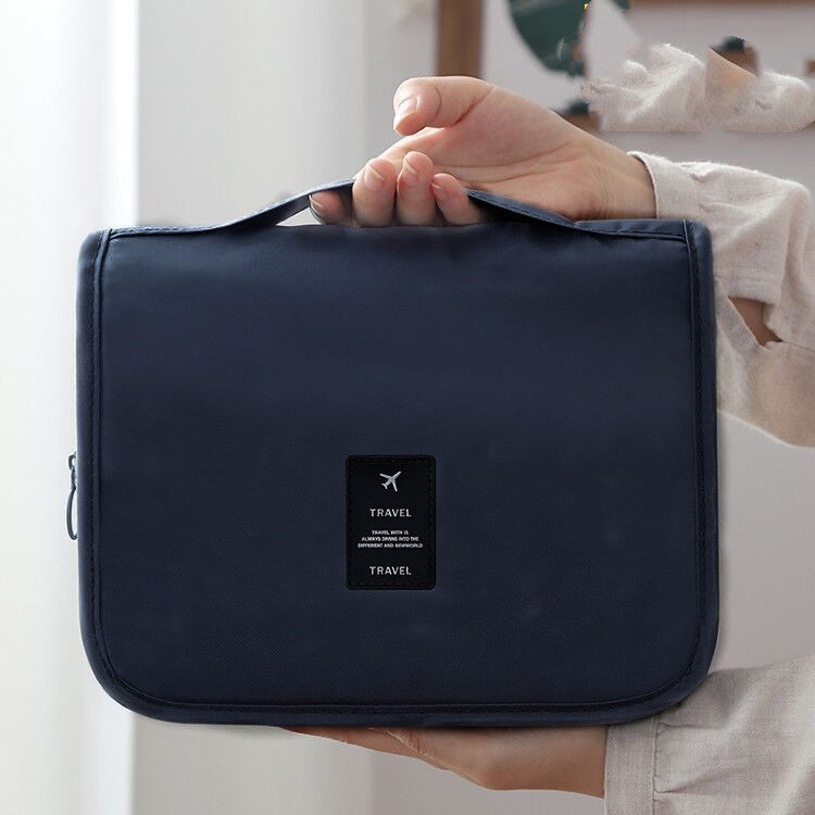 Small-size Cosmetic Bag Portable Korean Simple Girl Heart Wash Bag Large Capacity Men's Cosmetic Bag Hook Bag JFA UNIjuntos Entreprise
