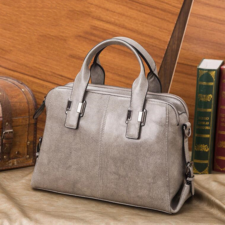 Women's Fashion Simple Leather Crossbody Bag