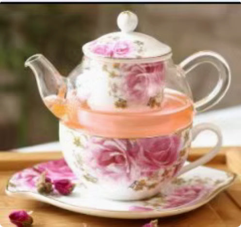 Tea Set Teapot Suit Ceramic Glass Coffee Maker Integrated
