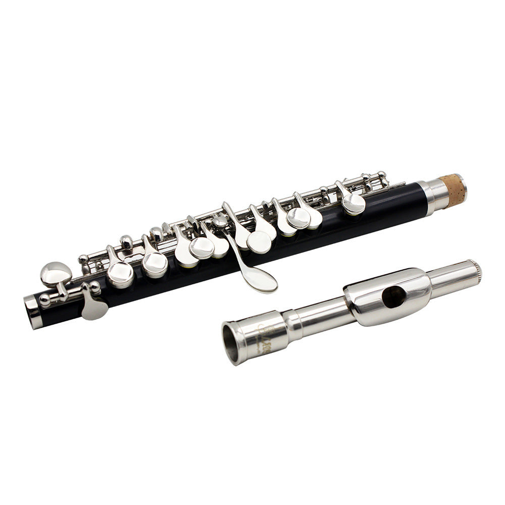 C Key Piccolo Bakelite Tube Body Beginner Professional Performance Grade Silver Plated Western Musical Instrument