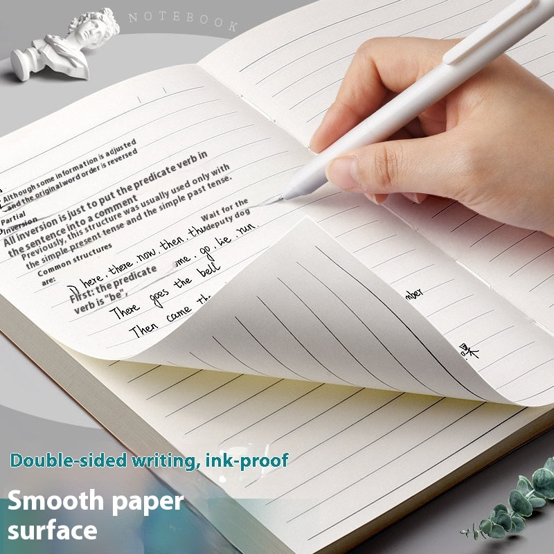 Notebook Cowhide Simple College Student A4 Super Thick