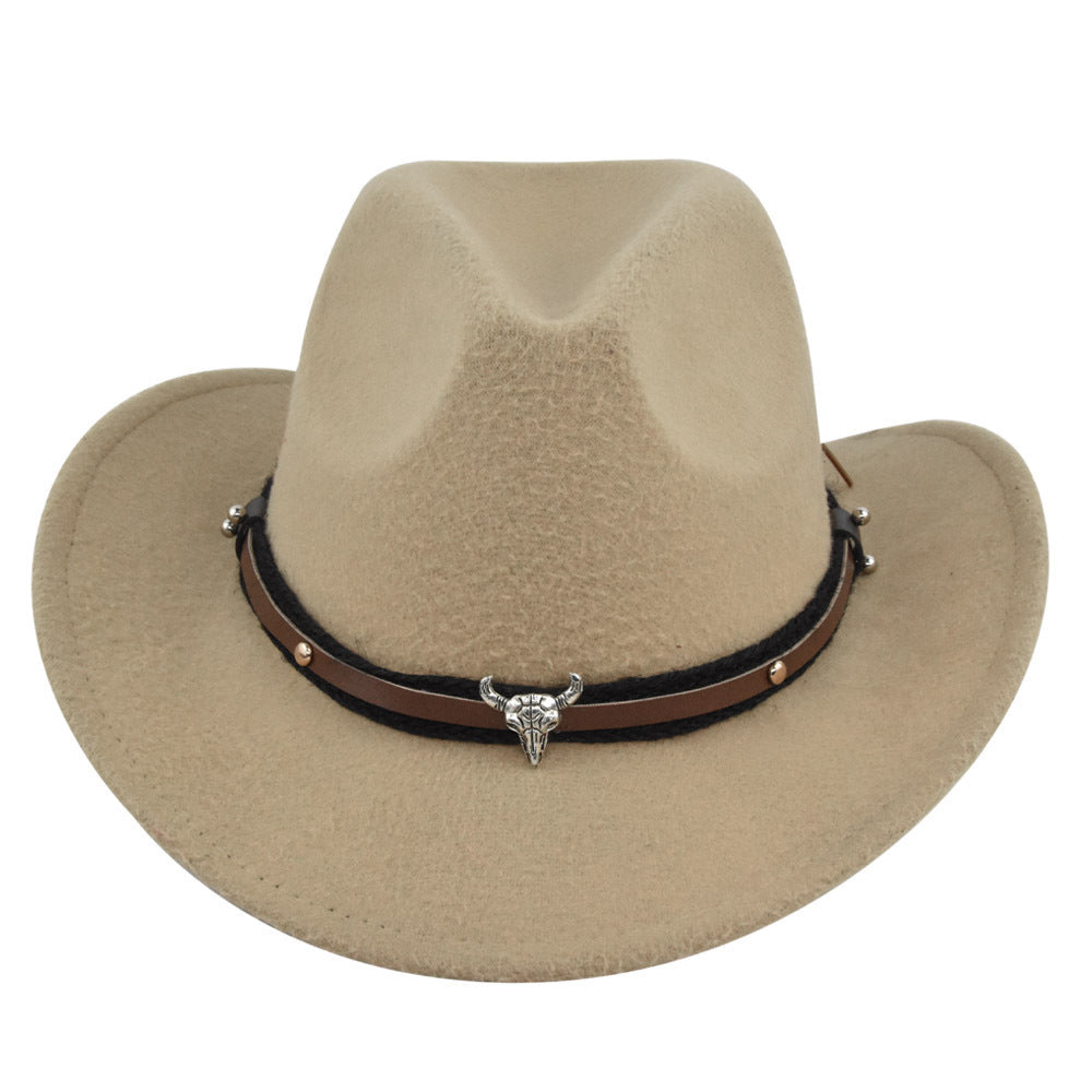 Cowhead Western Cowboy Hat Cornice