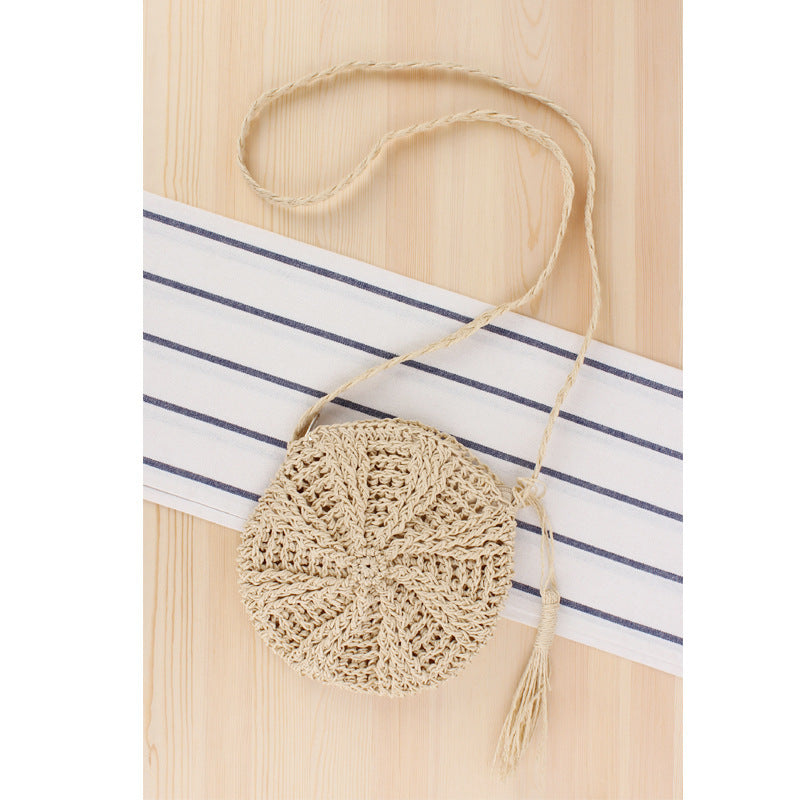 Handmade Shoulder Woven Bag Summer Beach