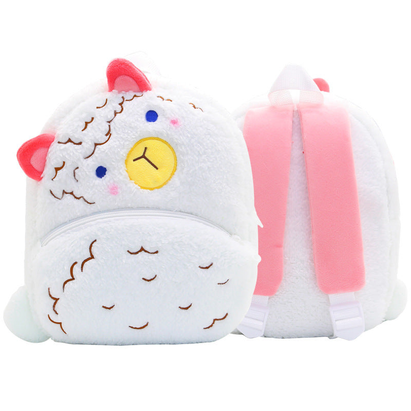 Enfants École Sac À Dos de Dessin Animé Arc-En-Licorne Conception Douce Peluche Matériel Pour Enfant Bébé Filles Maternelle Enfants Sacs D'école JFA UNIjuntos Entreprise