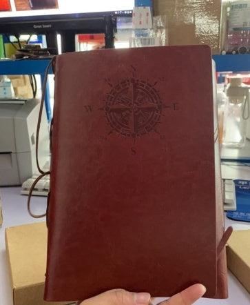 Retro pirate ship notebook