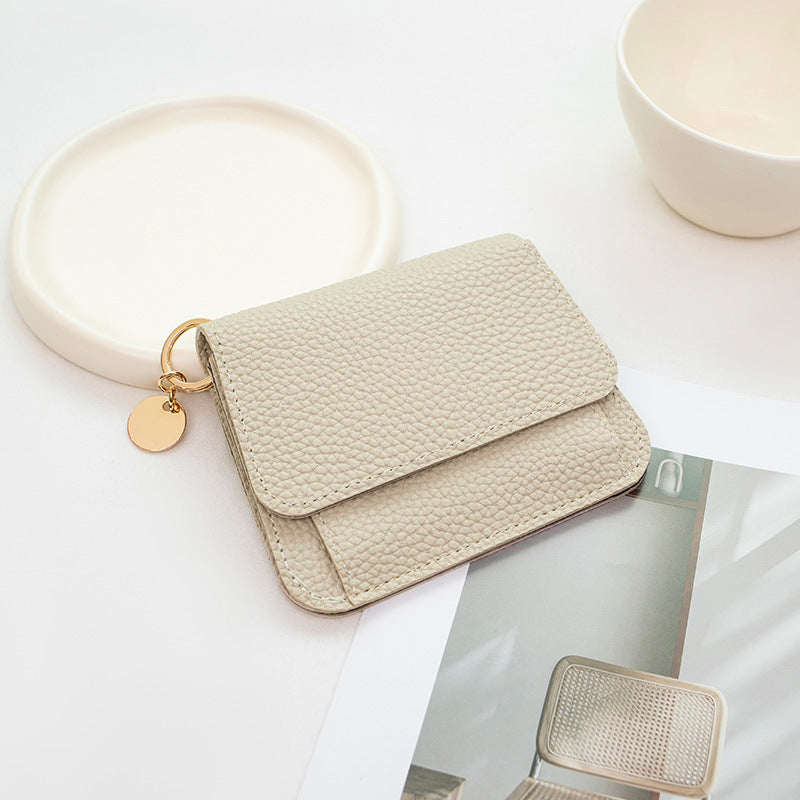 Women's Short Chic Multiple Card Slots Magnetic Snap Wallet Store Hive UNIjuntos