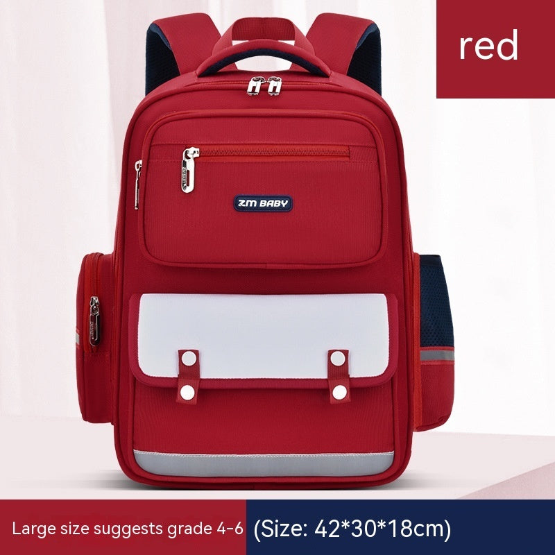Primary School Student Schoolbag Male Grade 1-3-6 Portable Burden Alleviation Large Capacity Children's Schoolbag Backpack Store Hive UNIjuntos