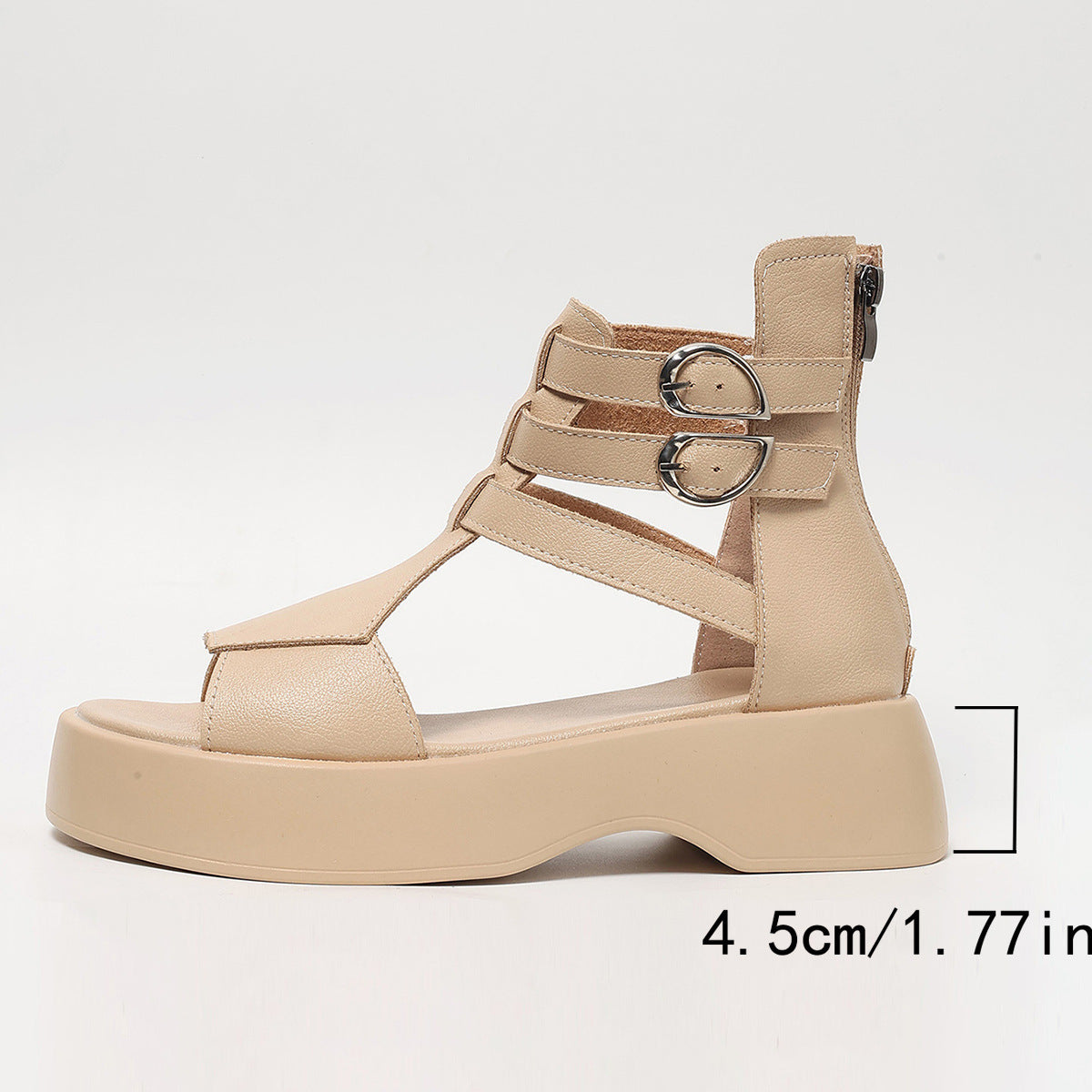 Roman Sandals Sandals Spring And Summer Flat Heel Muffin Women