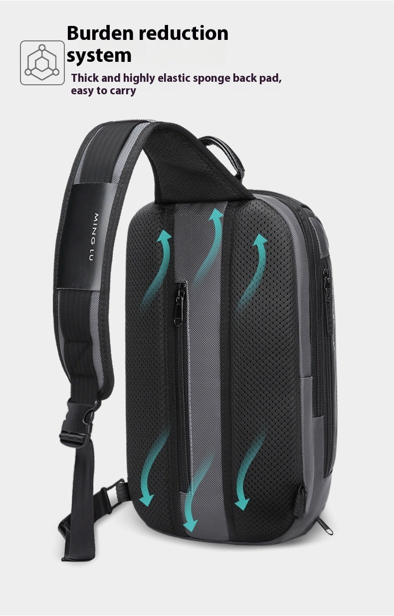 Sac à bandoulière de style mécanique pour hommes Commodité d'affaires JFA UNIjuntos Entreprise