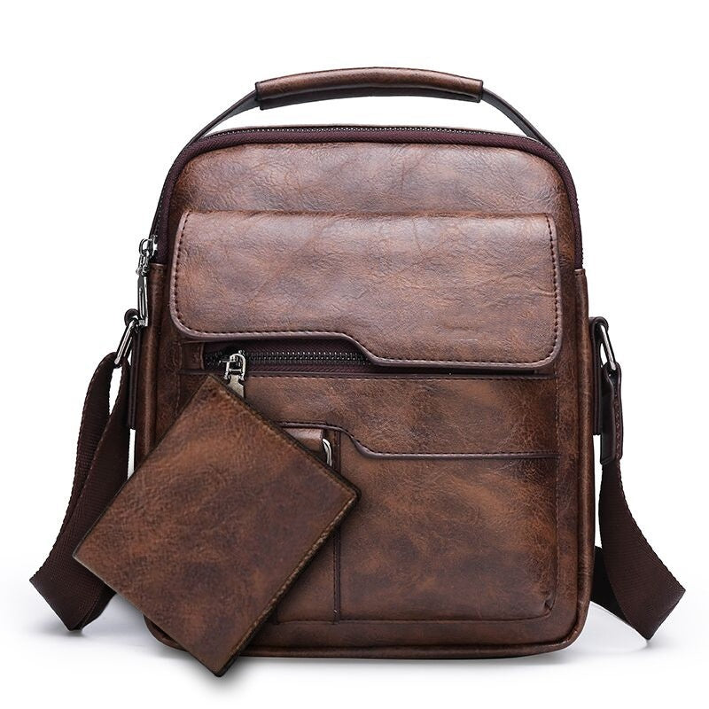 Shoulder Bag Retro Men's Document Messenger Bag