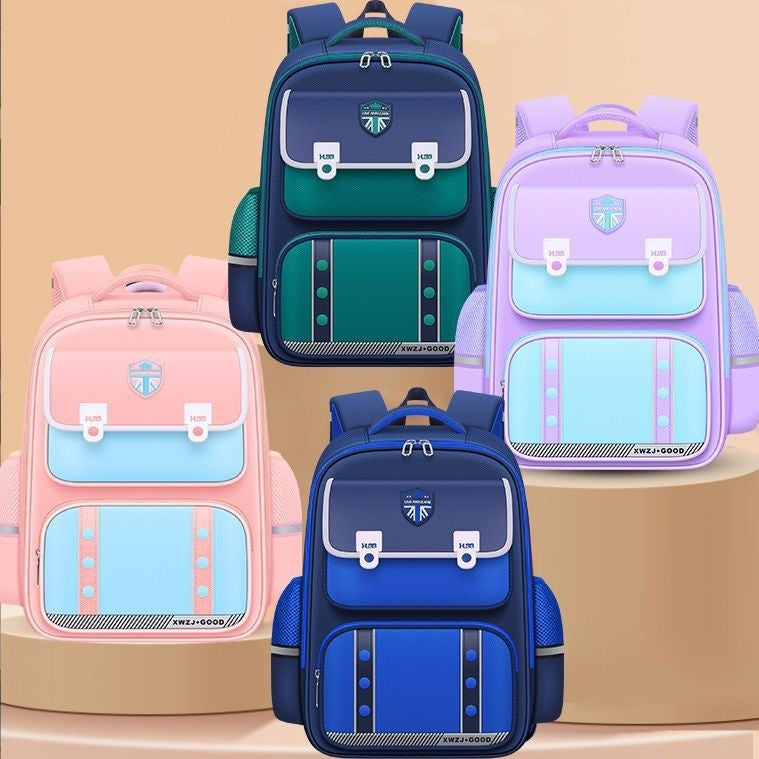 British Style Children's Schoolbag Primary School