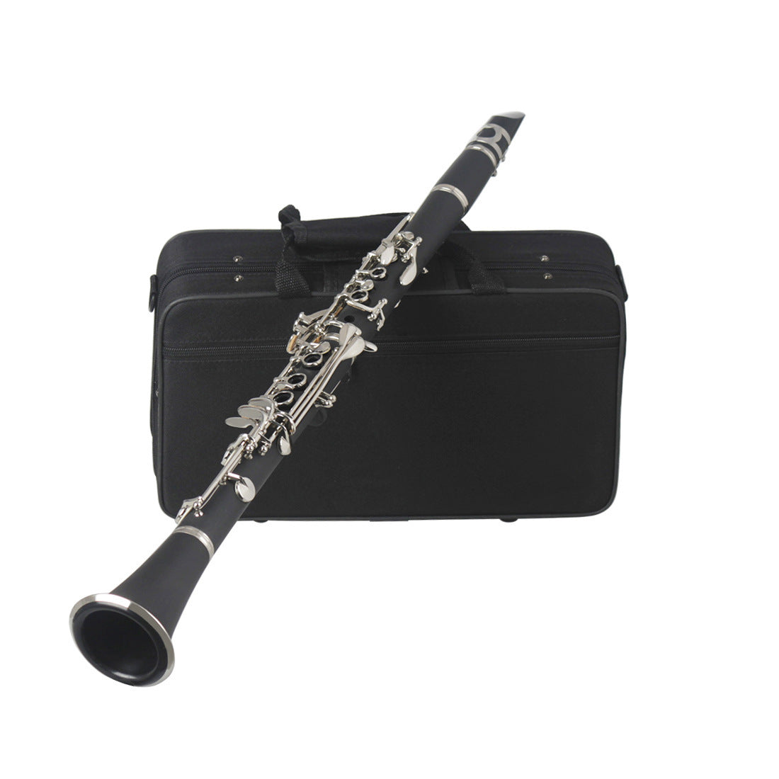 Clarinet Bakelite Nickel Plated Clarinet 17 Key Beginner Grade Test Playing Instrument