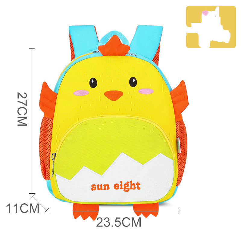Cute Cartoon Shoulders Baby Lightweight Backpack Elementary School Schoolbag Store Hive UNIjuntos