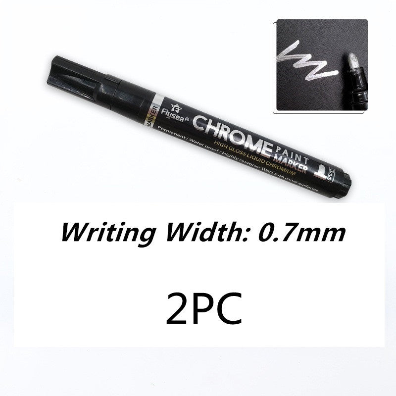 Mirror Pen Reflective Paint Metal Pen Chrome Plated