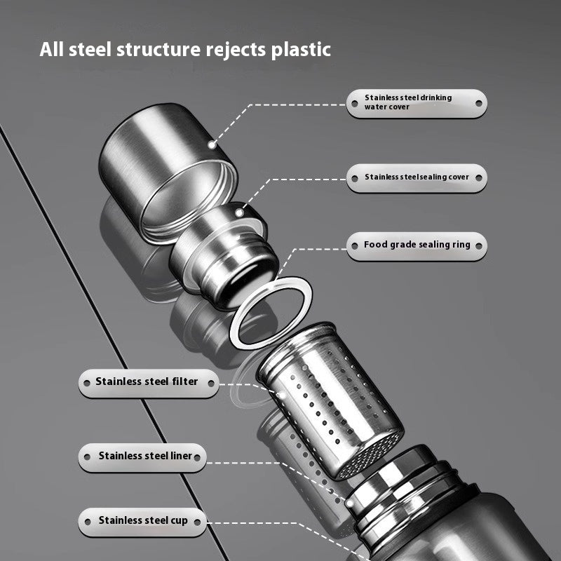 316 Stainless Steel Liner Vacuum All-steel Thermal Pot