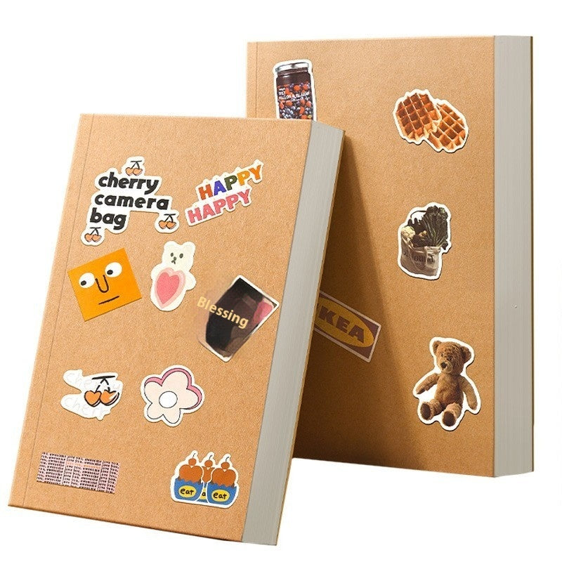 Notebook Cowhide Simple College Student A4 Super Thick