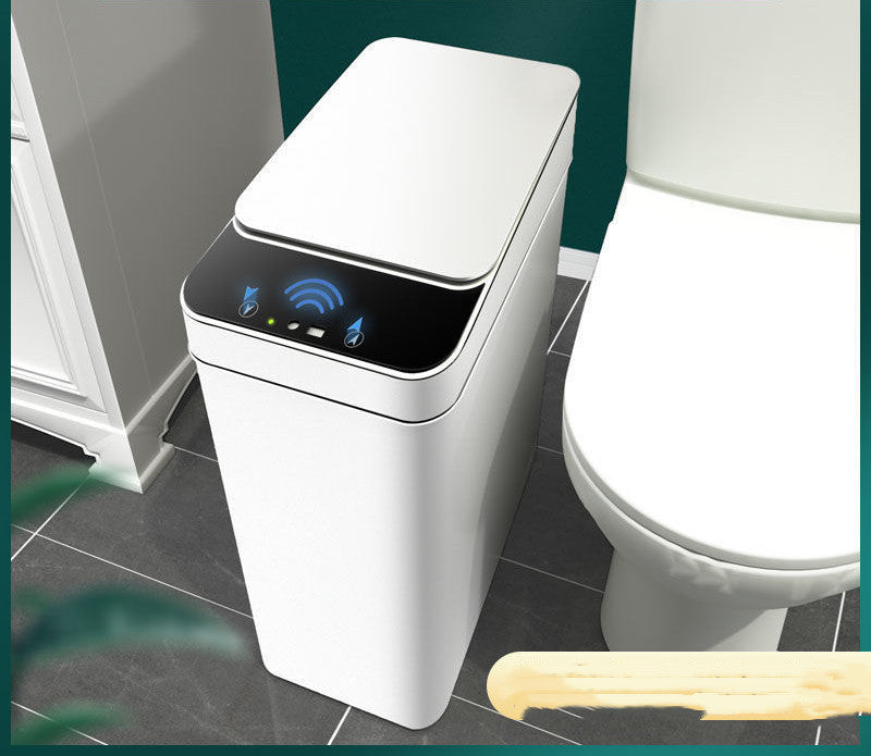 Intelligent Induction Automatic Flip Trash Can For Household Use