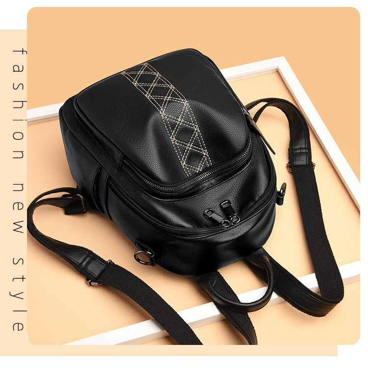 Shoulder Bag Cowhide Korean Version Of The Original Small Backpack Female