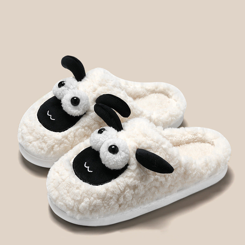Slip-on Slippers Simple Lamb Thermal Cotton Slippers Store Hive UNIjuntos