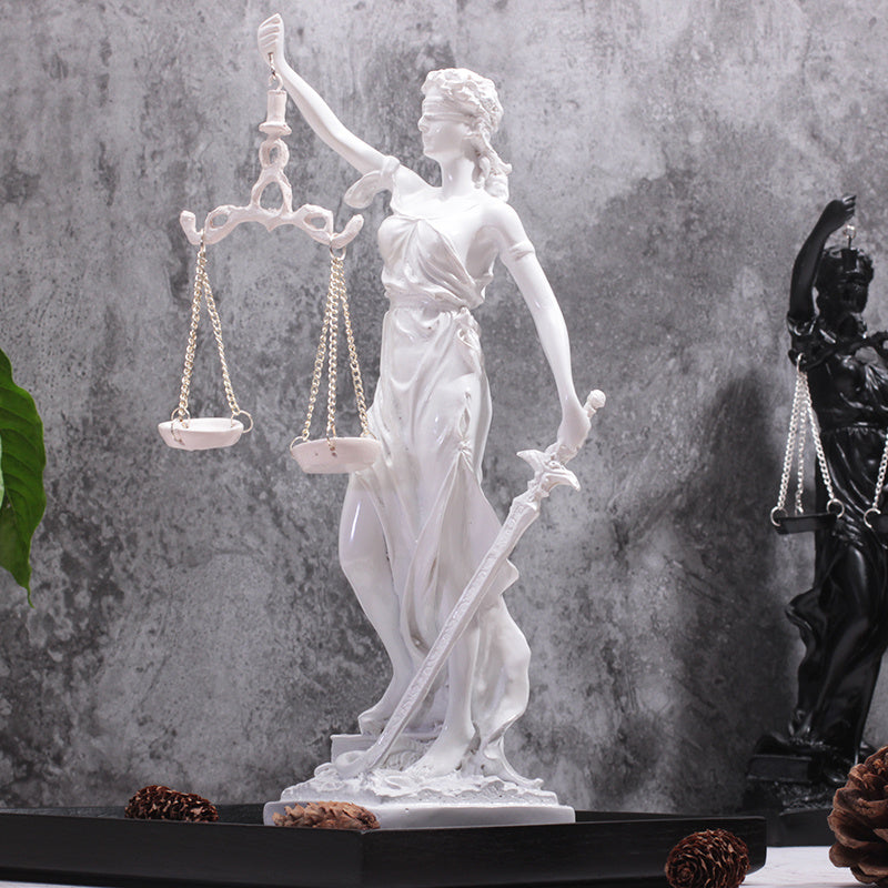 Greek Goddess Of Justice And Fairness Retro Home Decoration