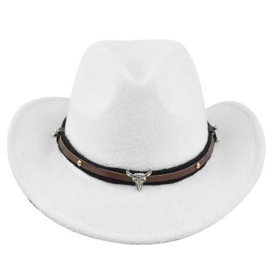 Cowhead Western Cowboy Hat Cornice