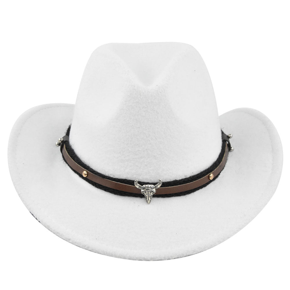 Cowhead Western Cowboy Hat Cornice
