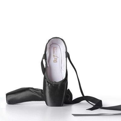 Girls' Flat Ballet Shoes With Satin Straps