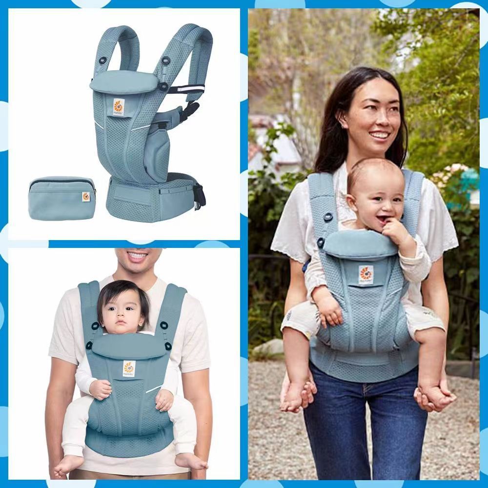 New Breathable Upgraded Four-style Baby Carrier With Waist Stool