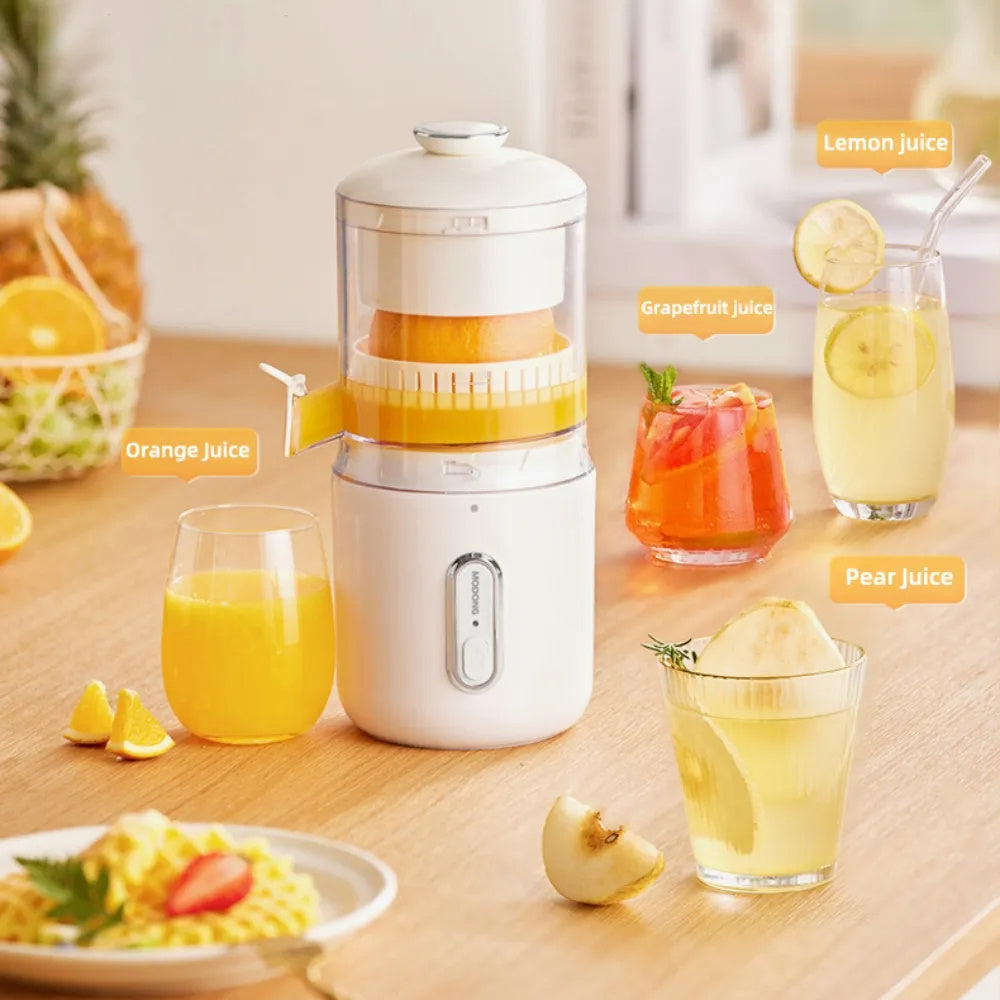 Multifonctionnel Sans Fil Centrifugeuse électrique En Acier Orange Citron Mixeur USB Portable Mini Fruit Squeezer Pression Censure Cuisine