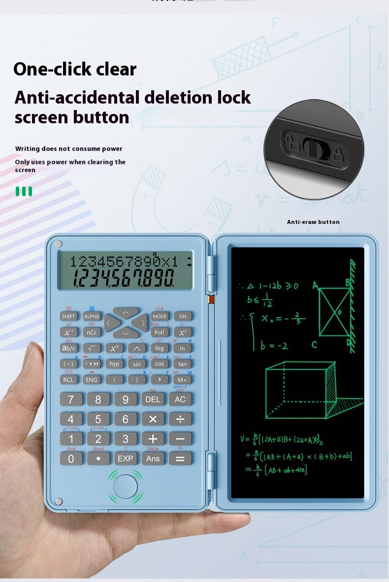 Nouvelle calculatrice scientifique comptabilité spéciale portable mini tablette machine de calcul tableau d'écriture manuel étudiant Store Hive UNIjuntos