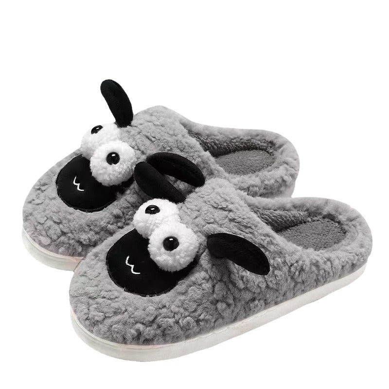 Slip-on Slippers Simple Lamb Thermal Cotton Slippers Store Hive UNIjuntos