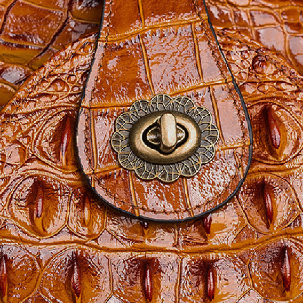 New Vintage Embossed Shoulder Bag