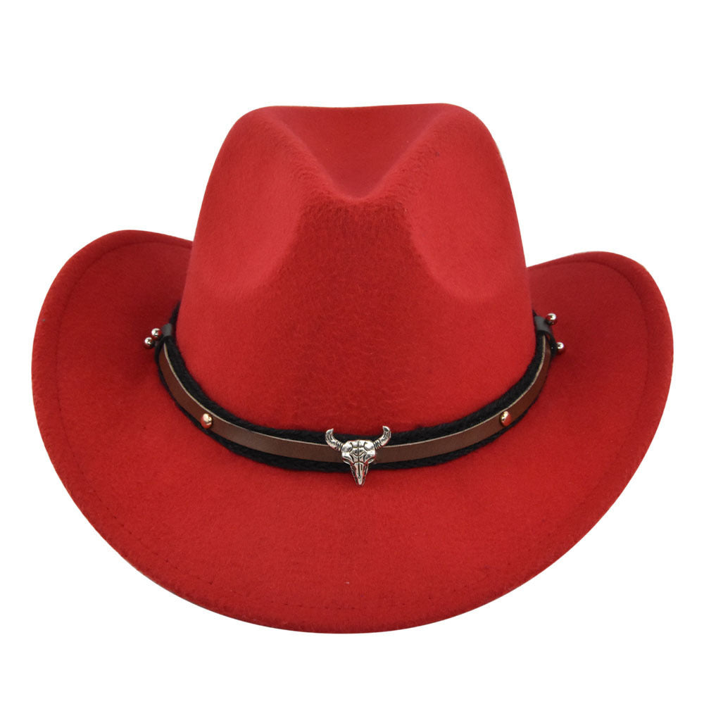 Cowhead Western Cowboy Hat Cornice