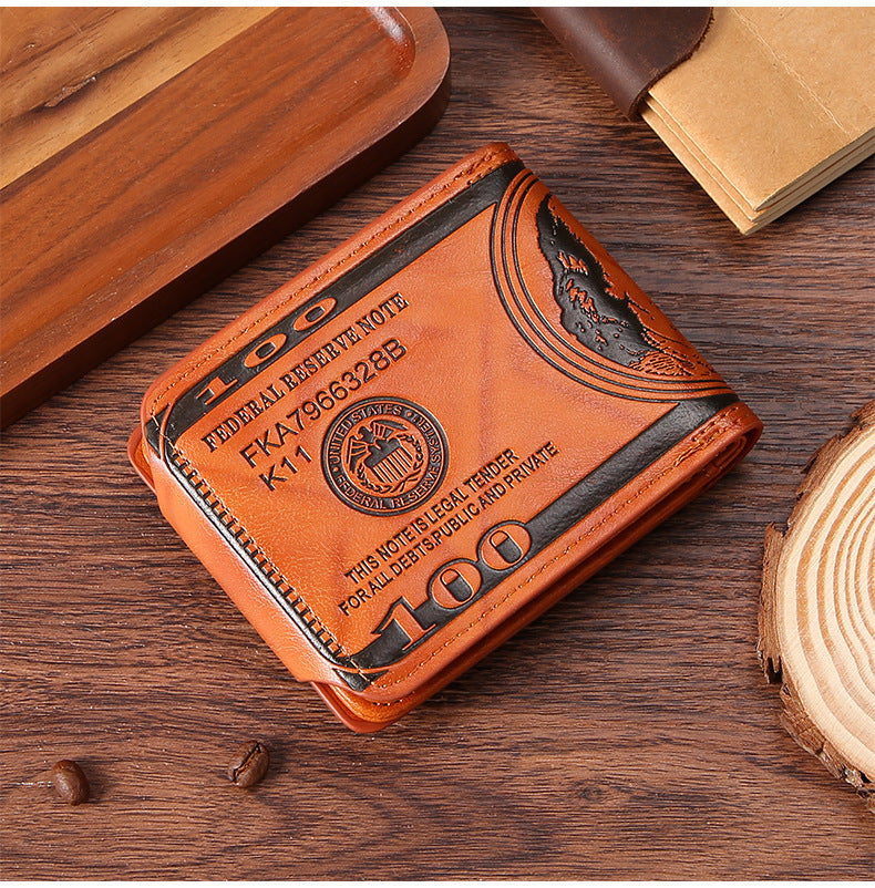 Portefeuille personnalisé pour hommes,