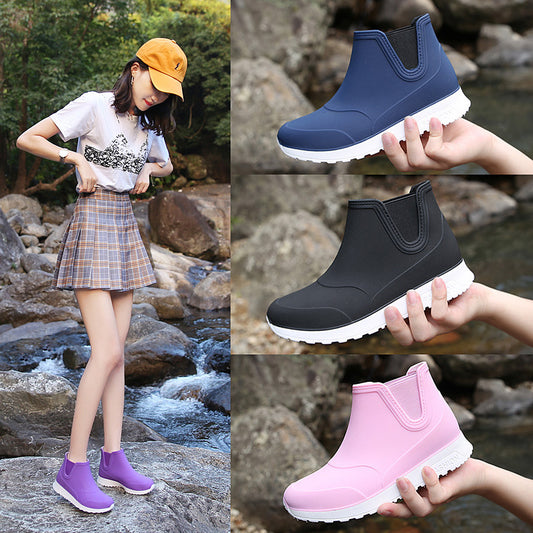 Women's Home Fashion Simple Rain Boots