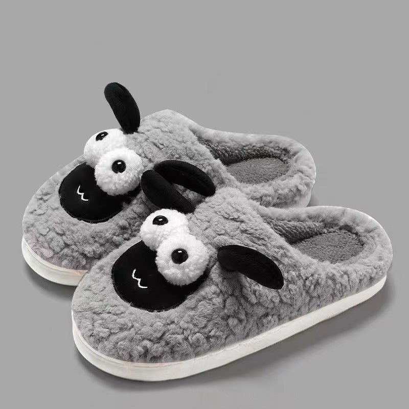 Slip-on Slippers Simple Lamb Thermal Cotton Slippers Store Hive UNIjuntos